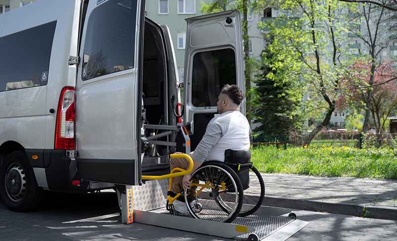 Accessible parking space 