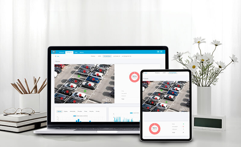 Drivers can easily allocate vacant parking spots with Parklio Detect